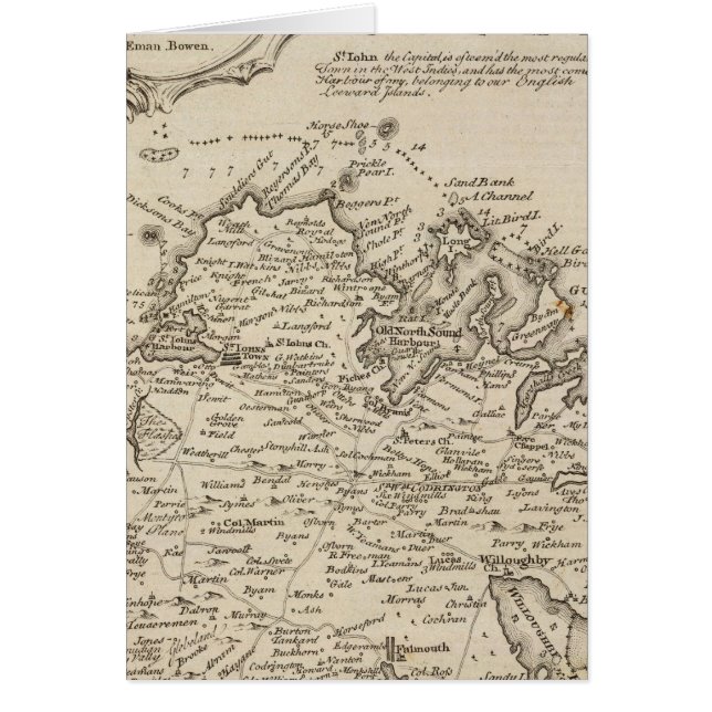 Cartão Antígua ou Antego (Frente)