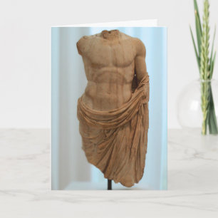 Cartão Antiguamente Grego - Mármore Torso