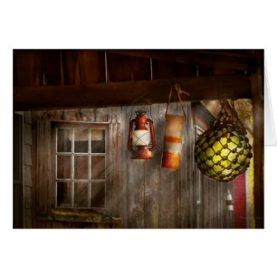 Cartão Antiguidade - pendurando ao redor