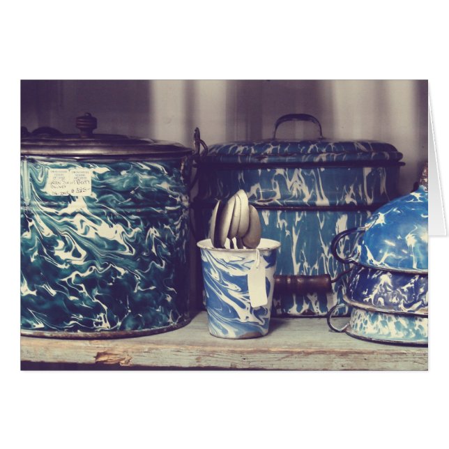 Cartão Antiguidades Para Venda (Frente Horizontal)