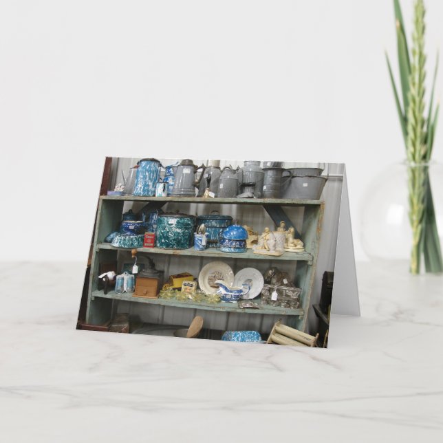 Cartão Antiguidades Para Venda (Frente)