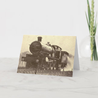 Cartão Antiguo do Motor Ferroviário