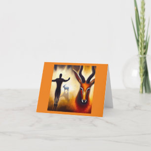 Cartão Antílope de Animal Espírito 3