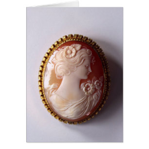 Cartão Antique Cameo