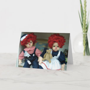 Cartão Antique Dolls