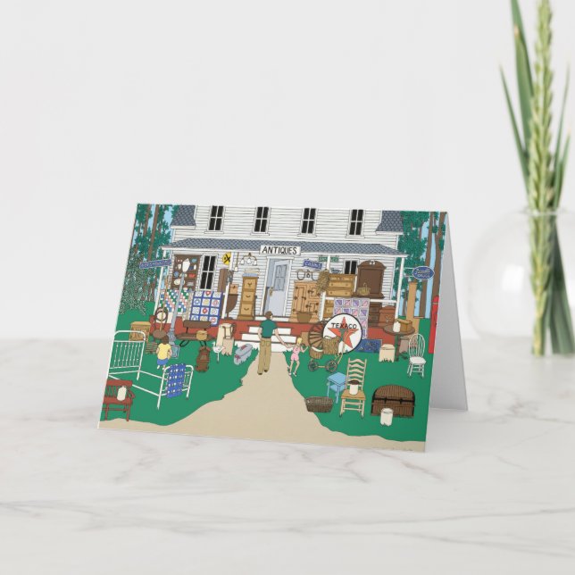 Cartão Antiques (Frente)
