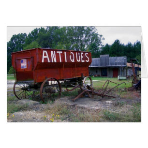 Cartão Antiques - América Deus abençoe