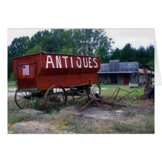 Cartão Antiques - América Deus abençoe