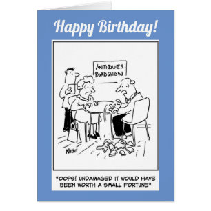 Cartão Antiques desastre