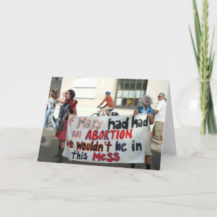 Cartão Antitheist Greeting Card