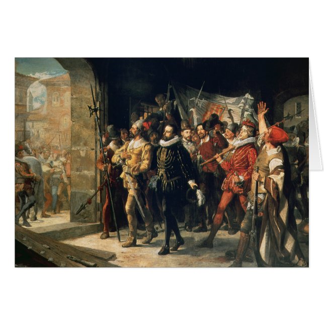 Cartão Antonio Pérez liberado da prisão pelo (Frente Horizontal)