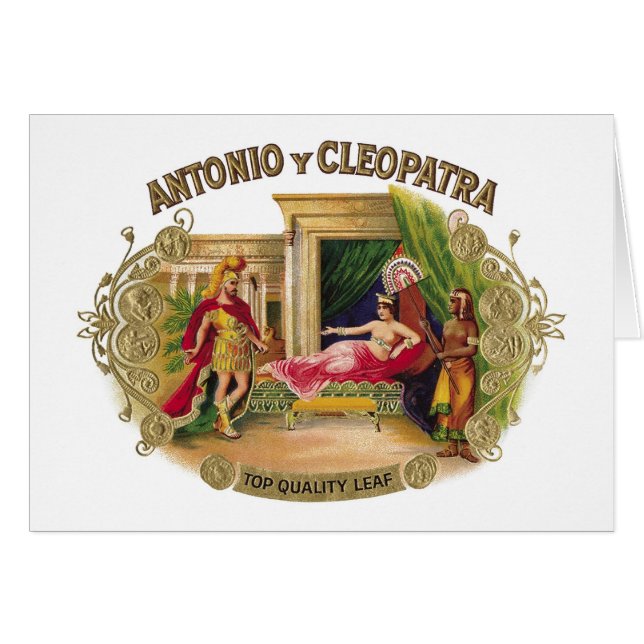 Cartão Antoonio y Cleopatra (Frente Horizontal)