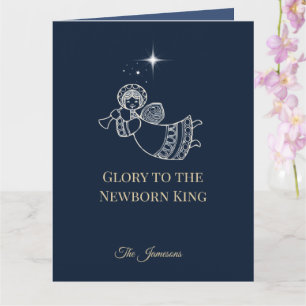 Cartão Anunciação Angelical da Estrela de Belém
