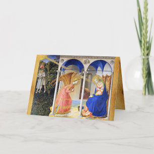 Cartão ANUNCIAÇÃO por FRA ANGELICO Velha Bênção Irlandesa