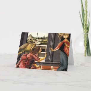 Cartão Anunciação - Sandro Botticelli