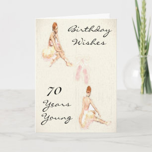 CARTÃO ANY AGE BALLET GREETING CARD