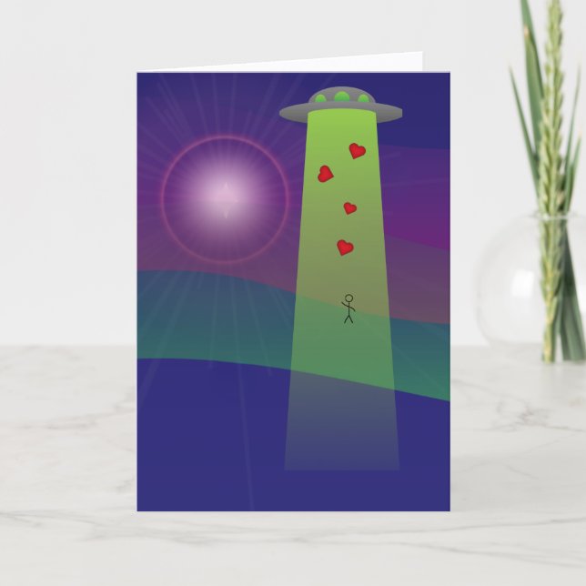 Cartão Anywhere. Any Galaxy, With You (Frente)