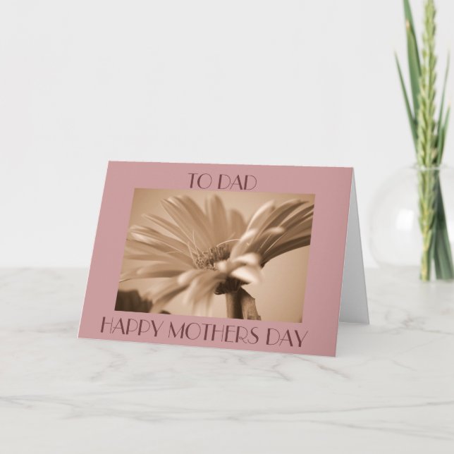 CARTÃO AO FELIZ DIA DE AS MÃES PAI (Frente)