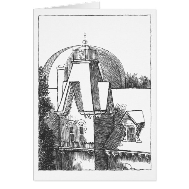 Cartão Ao longo da rua de Allegheny (Frente)