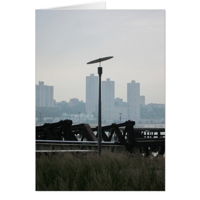 Cartão Ao longo do rio 5x7 (Frente)