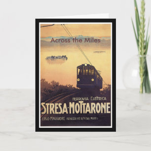 Cartão Ao longo dos quilômetros