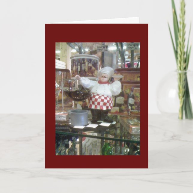 CARTÃO AO MEU CHEF FAVORITO** NO ANIVERSÁRIO (Frente)