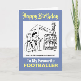 Cartão Ao Meu Jogador Favorito - Feliz Aniversário