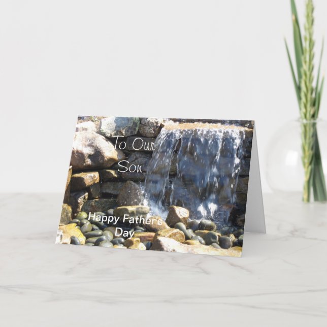 Cartão Ao Nosso Filho (Frente)