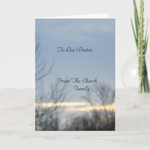 Cartão Ao Nosso Pastor