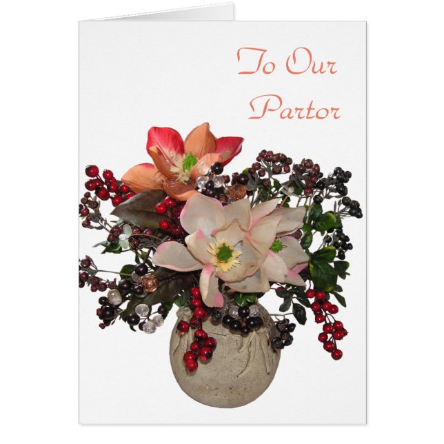 Cartão Ao nosso Pastor (Frente)