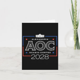 Cartão Aoc 2028 Casa Branca de Longa Folha