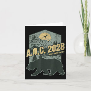 Cartão Aoc 2028 Para Presidente Resiste Bear Alexandria O