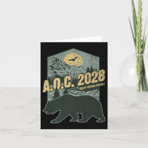 Cartão Aoc 2028 Para Presidente Resiste Bear Alexandria O