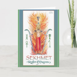 Cartão apaixonado de Sekhmet