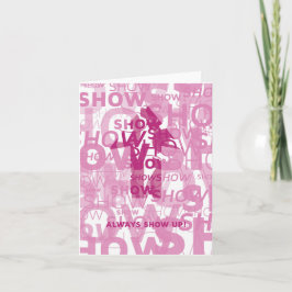 Cartão "Apareça" Notecard