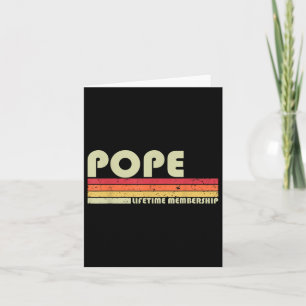 Cartão Apelido do Papa Funny Retro Vintage 80s 90s Aniver