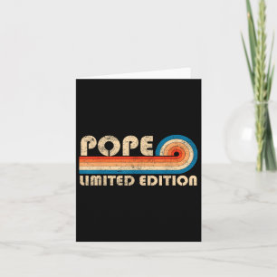 Cartão Apelido do Papa Retro Vintage 80s 90s Aniversário 