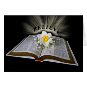 Cartão Apenas acredite