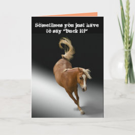 Cartão Apenas "buck it" aposentadoria