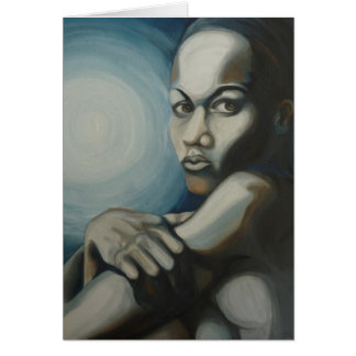 Cartão Apenas com a lua