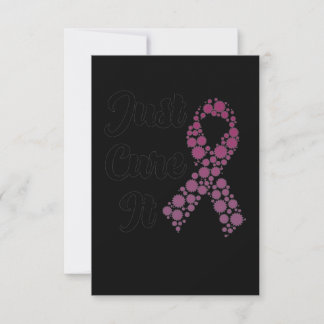 Cartão Apenas Curta O Cancer Da Mama