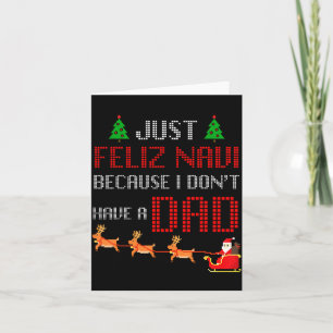 Cartão Apenas Feliz Navi Porque Não Tenho Um Pai Ch Diver
