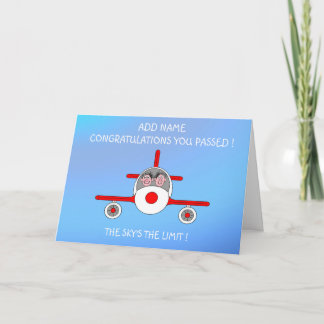 Cartão Apenas licença de pilotos qualificados