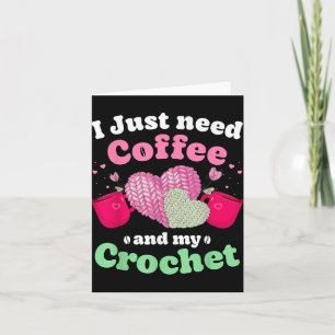 Cartão Apenas Me Passe Meu Café Mão Minha Mulher De Croch