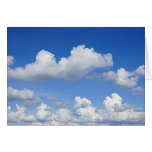 Cartão Apenas Nuvens