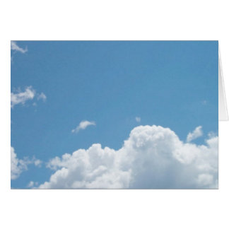 Cartão Apenas nuvens #6