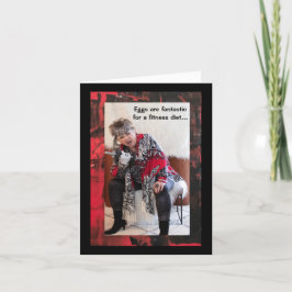 Cartão Apenas ovos ou outra coisa Folha de Saudação Dobra