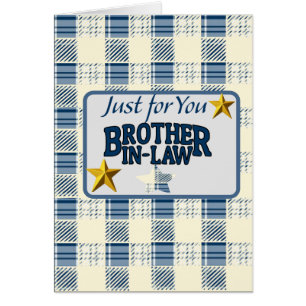 Cartão Apenas para o seu cunhado: