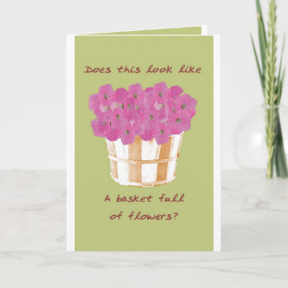 Cartão Apenas porque