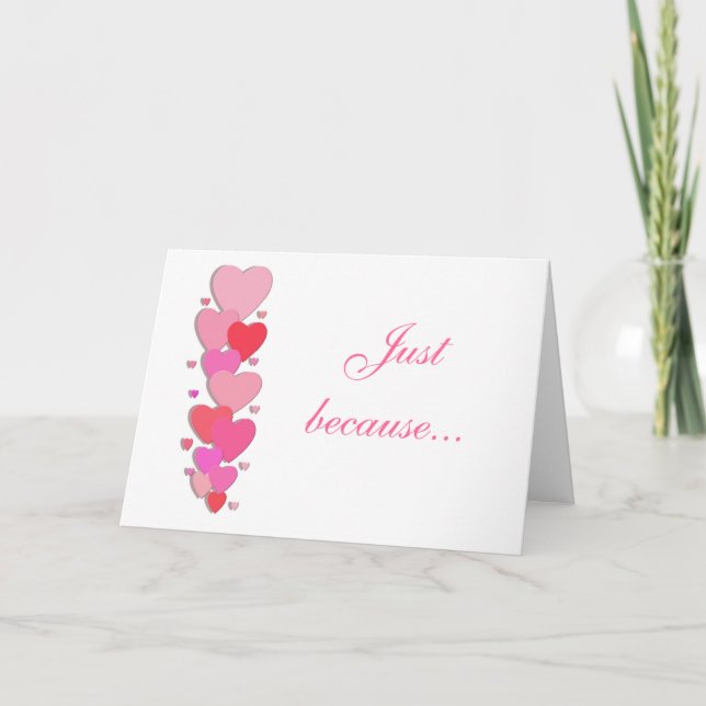 Cartão Apenas porque… (Frente)